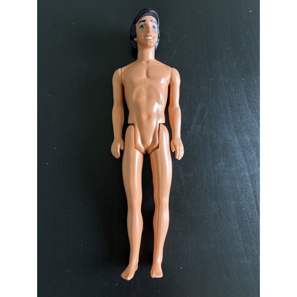 Vintage Mattel Disney Prince Eric Little Mermaid Ken Doll 1968 Body Brown Hair